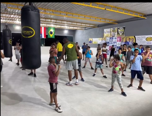 Treino de Boxe