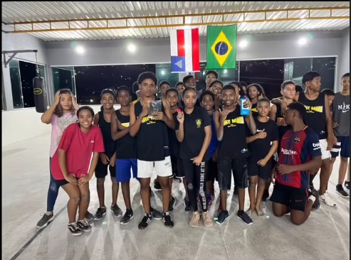 Aula em grupo de Jiu-Jitsu